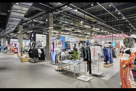 Womenswear fashion department at JD Sports, Trafford Centre